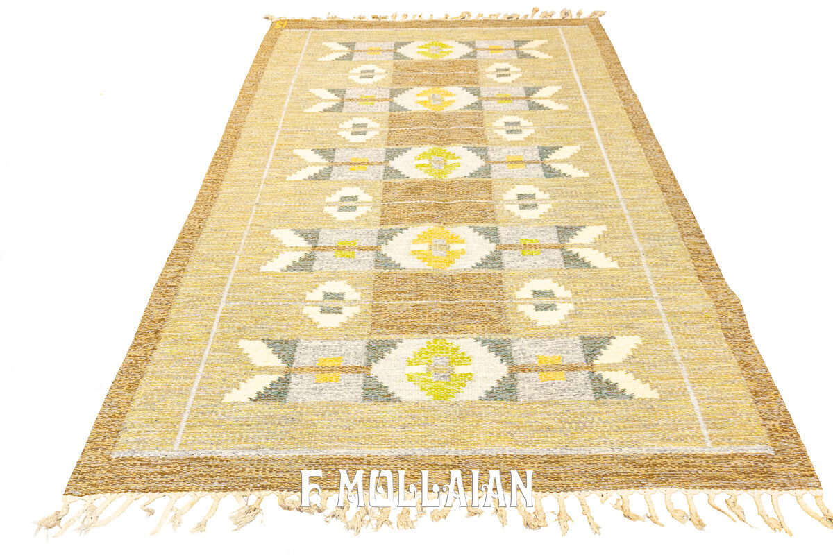 Scandinavian Rug Rug Brown n°:915156